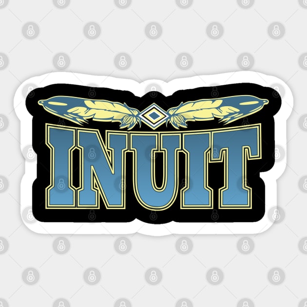 inuit Tribe Sticker by MagicEyeOnly